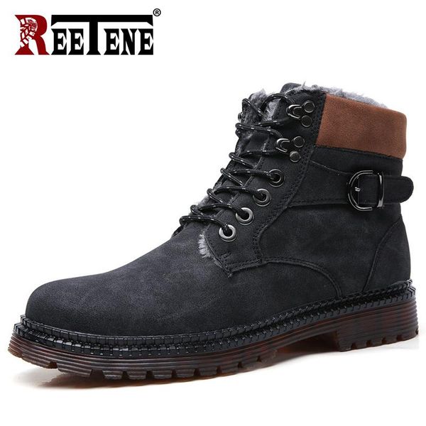 boots reetene men winter snow warm men's sneakers outdoor male hiking fashion casual ankle plus 47, Black
boots reetene men winter snow warm men's sneakers outdoor male hiking fashion casual ankle plus 47, Black