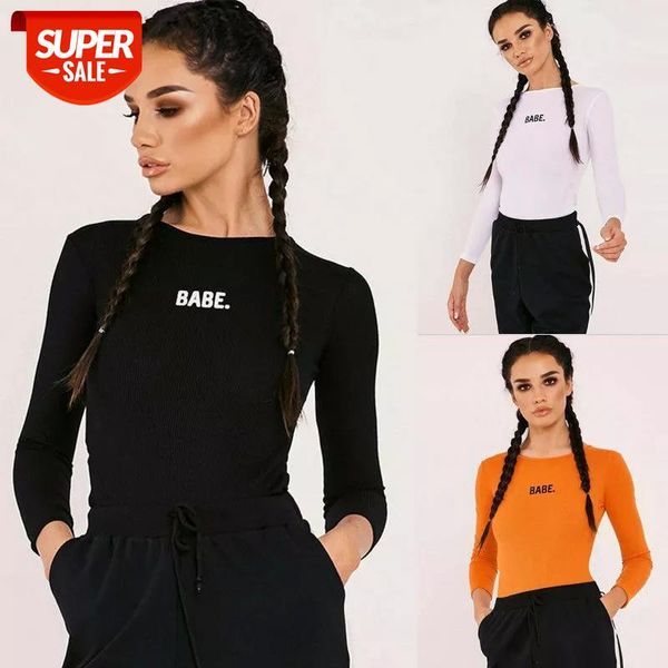 Fashion Autumn Sexy Women Letter BABE Long Sleeved Winter Bodysuits Casual Skinny Bodysuits O-neck One Piece Body #B350, White
Fashion Autumn Sexy Women Letter BABE Long Sleeved Winter Bodysuits Casual Skinny Bodysuits O-neck One Piece Body #B350, White