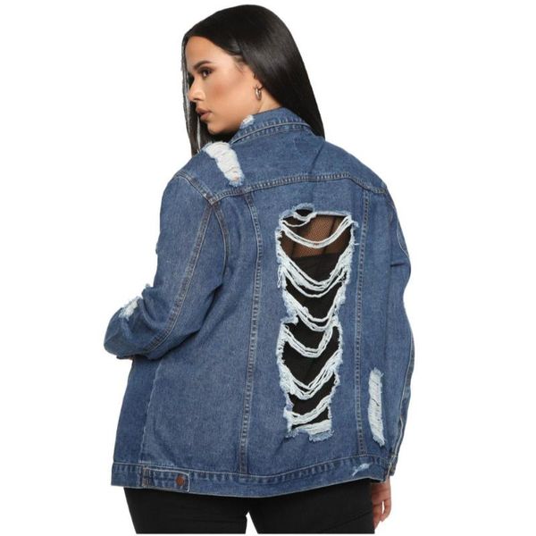 women's trench coats high jeans woman korean style denim coat women 2021 frayed long back hole retro hollow out, Tan;black
women's trench coats high jeans woman korean style denim coat women 2021 frayed long back hole retro hollow out, Tan;black