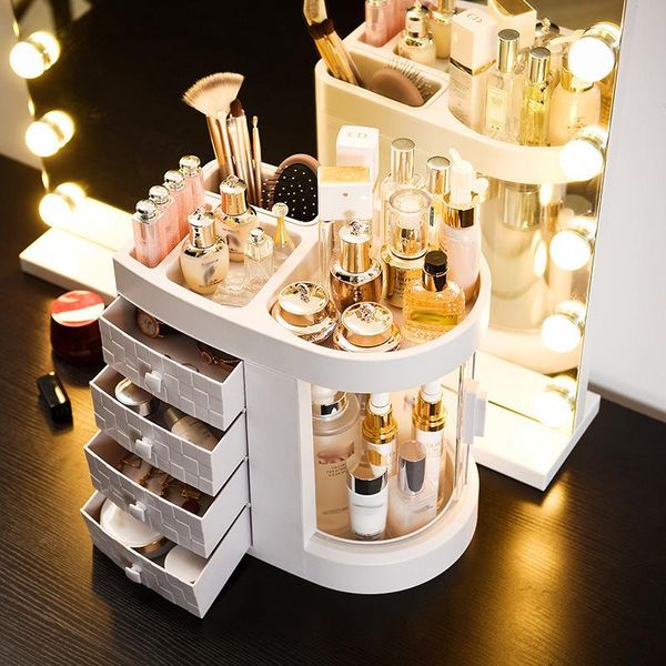 storage boxes & bins large table makeup rack box 4 drawer transparent rotating lipstick brush jewelry nail polish holder
storage boxes & bins large table makeup rack box 4 drawer transparent rotating lipstick brush jewelry nail polish holder