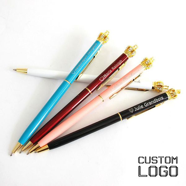 ballpoint pens 5pcs/lot customized logo crown cute metal diamond gel wedding birthday gifts girls kids school office supply, Blue;orange
ballpoint pens 5pcs/lot customized logo crown cute metal diamond gel wedding birthday gifts girls kids school office supply, Blue;orange