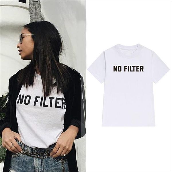 no filter print men cotton mens casual for lady yong girl tee hipster tumblr ins drop ship, White;black
no filter print men cotton mens casual for lady yong girl tee hipster tumblr ins drop ship, White;black