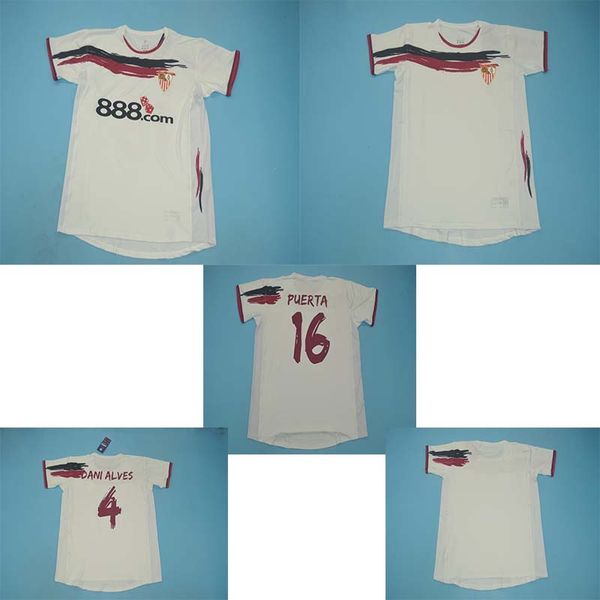 06 07 camiseta de futbol for sevillas soccer jerseys retro rugby 4#dani alves 6#adriano 16# puerta 12#kanout men jersey, Black;yellow
06 07 camiseta de futbol for sevillas soccer jerseys retro rugby 4#dani alves 6#adriano 16# puerta 12#kanout men jersey, Black;yellow