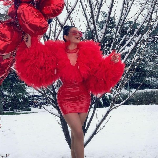 party dresses red short cocktail with very lush ruffles sleeves see thru prom gowns formal dress fashion mini, White;black
party dresses red short cocktail with very lush ruffles sleeves see thru prom gowns formal dress fashion mini, White;black