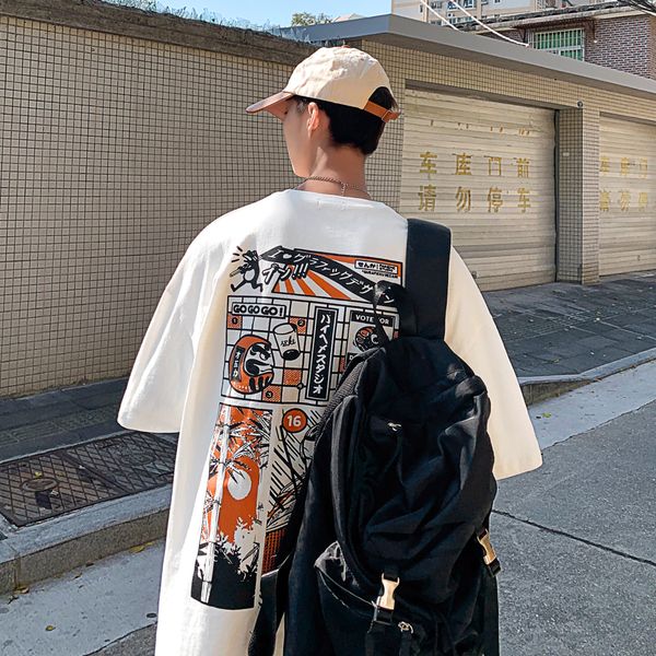 new for 60-135kg black white loose 2021 men's rock skateboard hip hop t-shirt short sleeves streetwear tees tshirt ss0w, White;black
new for 60-135kg black white loose 2021 men's rock skateboard hip hop t-shirt short sleeves streetwear tees tshirt ss0w, White;black