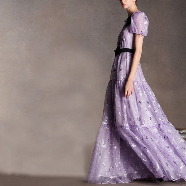 2021 new european runway women summer vintage purple pleated long kr4d, Black;gray
2021 new european runway women summer vintage purple pleated long kr4d, Black;gray