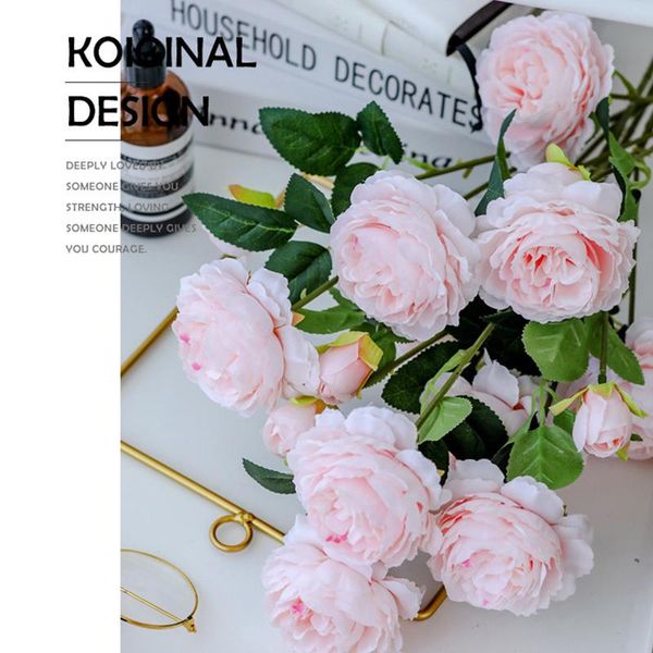 decorative flowers & wreaths 1pc peony artificial home wedding fake plant vase for decoration accessories decore
decorative flowers & wreaths 1pc peony artificial home wedding fake plant vase for decoration accessories decore