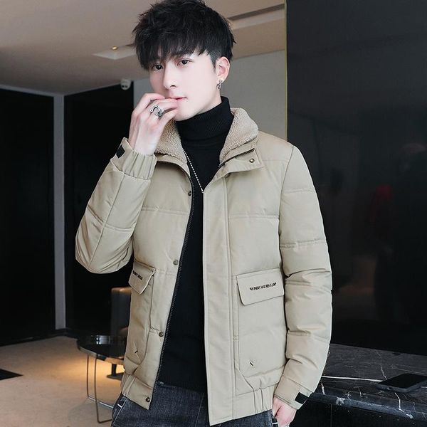 men's jackets cotton coat plus velvet padded lapel jacket lamb top, Black;brown
men's jackets cotton coat plus velvet padded lapel jacket lamb top, Black;brown