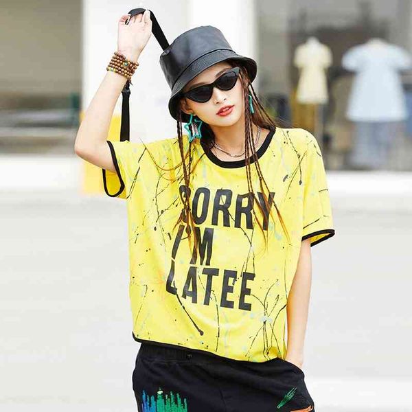 summer tougu fashion brand women's 2021 new design letter printing loose sleeve short t-shirt for women, White
summer tougu fashion brand women's 2021 new design letter printing loose sleeve short t-shirt for women, White