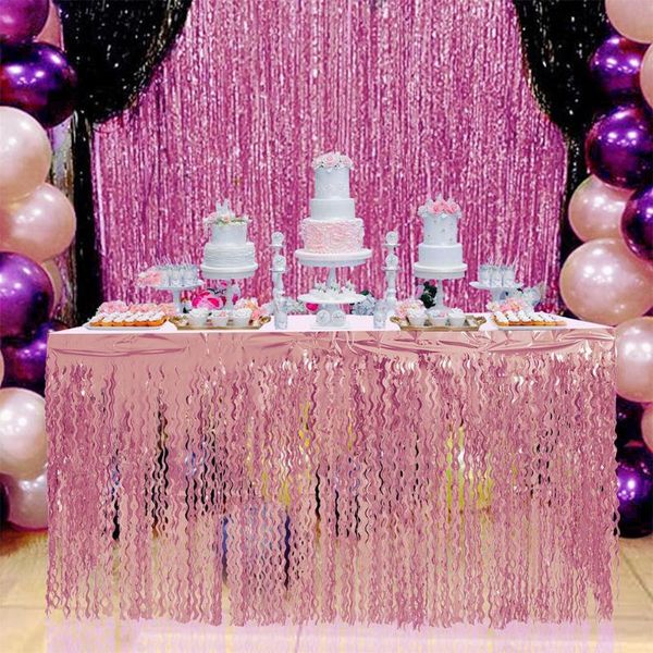 table skirt rose gold pet tulle tutu glitter spiral tassel for wedding birthday party tableskirt decoration 275x75
table skirt rose gold pet tulle tutu glitter spiral tassel for wedding birthday party tableskirt decoration 275x75