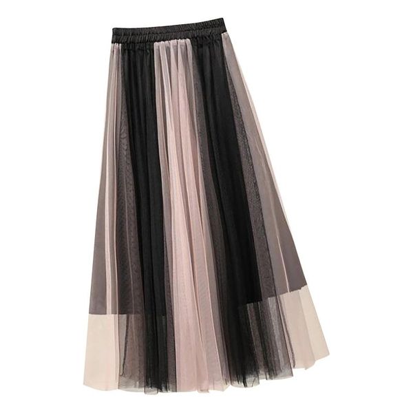 skirts women spring summer belt elastic high waist long mesh skirt womens pleated a-line slitting slimming short, Black
skirts women spring summer belt elastic high waist long mesh skirt womens pleated a-line slitting slimming short, Black