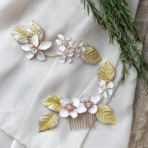 hair clips & barrettes wedding accessories flower leaf combs rhinestones zirconia headpieces headdress women brides hairpins bridal jewelry, Golden;silver
hair clips & barrettes wedding accessories flower leaf combs rhinestones zirconia headpieces headdress women brides hairpins bridal jewelry, Golden;silver