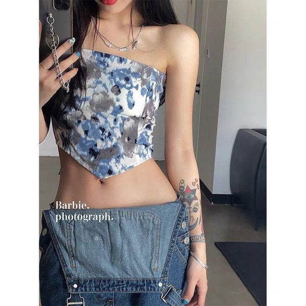 yoga outfit 2021 summer sports tube women korean retro slim sling short bow-knot navel tie-dye bra girl fitness
yoga outfit 2021 summer sports tube women korean retro slim sling short bow-knot navel tie-dye bra girl fitness