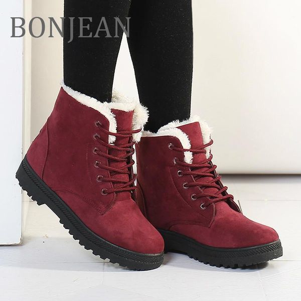 boots bonjean 2021 flat winter for women faux suede shoes lace-up ankle black snow round toe plush bj471
boots bonjean 2021 flat winter for women faux suede shoes lace-up ankle black snow round toe plush bj471