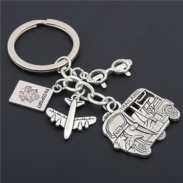 thailand taxi charms diy men jewelry with plane charms glasses car key chain ring travel souvenir for gift e1651, Silver
thailand taxi charms diy men jewelry with plane charms glasses car key chain ring travel souvenir for gift e1651, Silver