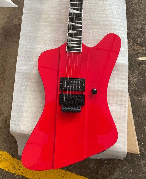 promotion jack son robbin crosby fire thunderbird red cream black electic guitar floyd rose tremolo bridge, black hardware, sharkfin inlay
promotion jack son robbin crosby fire thunderbird red cream black electic guitar floyd rose tremolo bridge, black hardware, sharkfin inlay