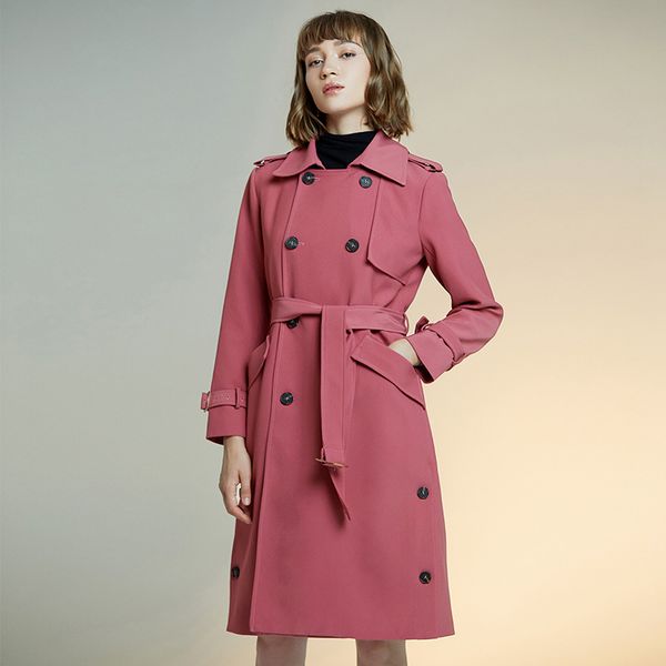 fashion women suede trench coat 2020 new spring autumn slim with belt meidum long windbreaker ladies overcoat korean clothing, Tan;black
fashion women suede trench coat 2020 new spring autumn slim with belt meidum long windbreaker ladies overcoat korean clothing, Tan;black