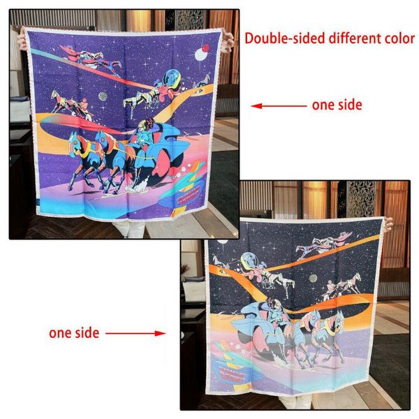 scarves luxury 100% twill silk scarf bandana man women fashion double-sided different color star horse print shawl hijab 35"*35", Blue;gray
scarves luxury 100% twill silk scarf bandana man women fashion double-sided different color star horse print shawl hijab 35"*35", Blue;gray