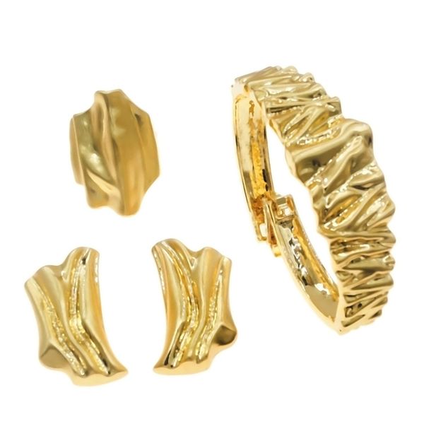 yulaili latest design elegant fashion exquisite bracelet jewelry sets earrings ring party ladies wholesale romanian gold style jewellery set, Silver
yulaili latest design elegant fashion exquisite bracelet jewelry sets earrings ring party ladies wholesale romanian gold style jewellery set, Silver