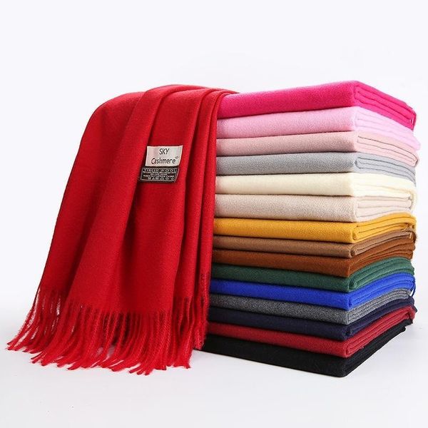 scarve monochrome imitation cashmere annual meeting shawl solid color men's and women's tassel scarf, Blue;gray
scarve monochrome imitation cashmere annual meeting shawl solid color men's and women's tassel scarf, Blue;gray