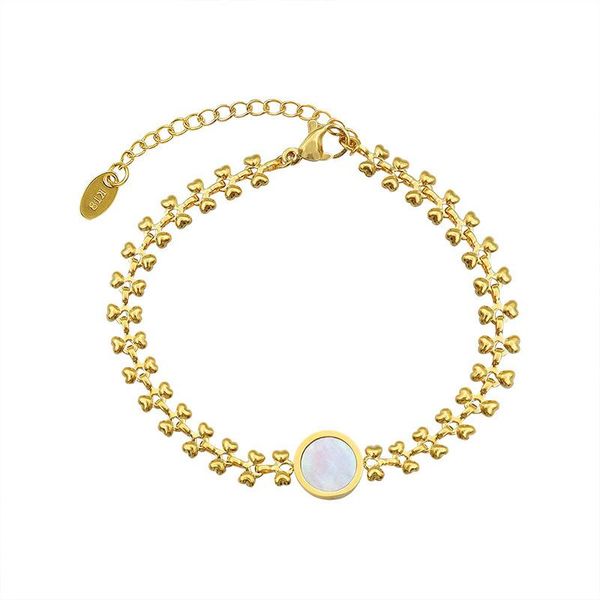 link, chain stainless steel minimalist bracelet circle love peach heart design gold for women decoration aesthetic gift jewellery, Black
link, chain stainless steel minimalist bracelet circle love peach heart design gold for women decoration aesthetic gift jewellery, Black