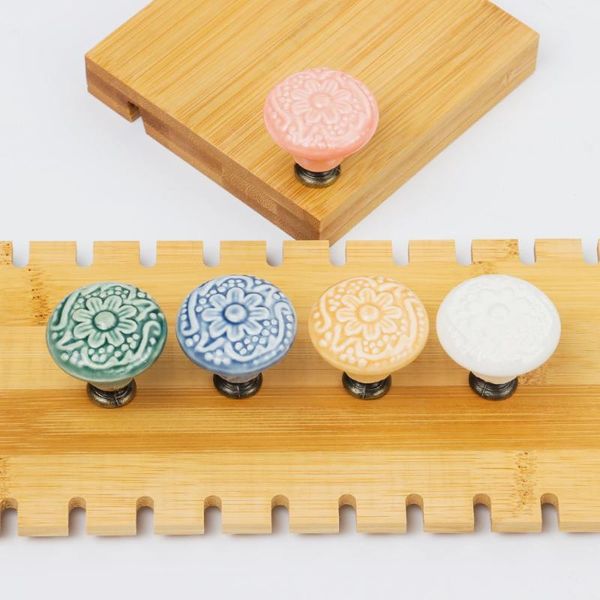 handles & pulls embossed colored single hole ceramic handle pastoral antique cabinet wardrobe door drawer round
handles & pulls embossed colored single hole ceramic handle pastoral antique cabinet wardrobe door drawer round