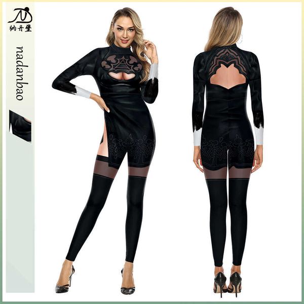 2021 game neil mechanical era 2bcosplay unicorn digital printing jumpsuit b142, Black;red
2021 game neil mechanical era 2bcosplay unicorn digital printing jumpsuit b142, Black;red