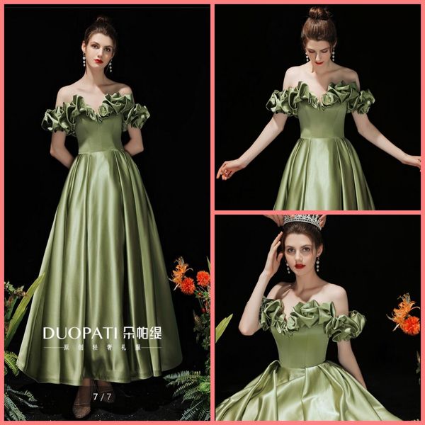 2021 robe de soiree green a line tea length prom dress off the shoulder pick-ups elegant informal party dresses sweetheart neckline gorgeous, Black
2021 robe de soiree green a line tea length prom dress off the shoulder pick-ups elegant informal party dresses sweetheart neckline gorgeous, Black