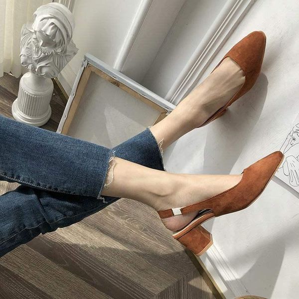 dress shoes high heels 2021 korean version of the wild retro shallow mouth with baotou women's, Black
dress shoes high heels 2021 korean version of the wild retro shallow mouth with baotou women's, Black
