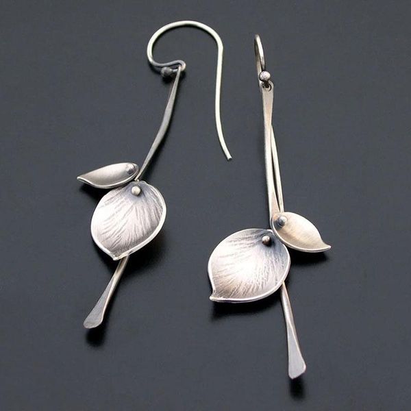 dangle & chandelier fashion plant lily flower leaves drop earring ladies fine jewelry silver color handmade statement
dangle & chandelier fashion plant lily flower leaves drop earring ladies fine jewelry silver color handmade statement