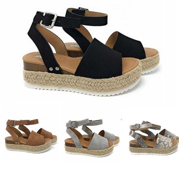 sandals summer plus size women's fish mouth lightweight platform buckle design sandal hollow leopard print upper increase, Black
sandals summer plus size women's fish mouth lightweight platform buckle design sandal hollow leopard print upper increase, Black