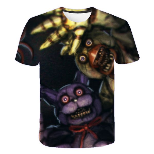 summer childrens halloween selling quick-drying fashion cartoon t-shirt girl boy 3d freddie print pattern childrens clothi, Blue
summer childrens halloween selling quick-drying fashion cartoon t-shirt girl boy 3d freddie print pattern childrens clothi, Blue