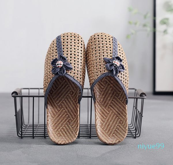 women summer shoes breathable linen slippers casual flat slides with flower woman home slippers 2021 new flax sandals, Black
women summer shoes breathable linen slippers casual flat slides with flower woman home slippers 2021 new flax sandals, Black