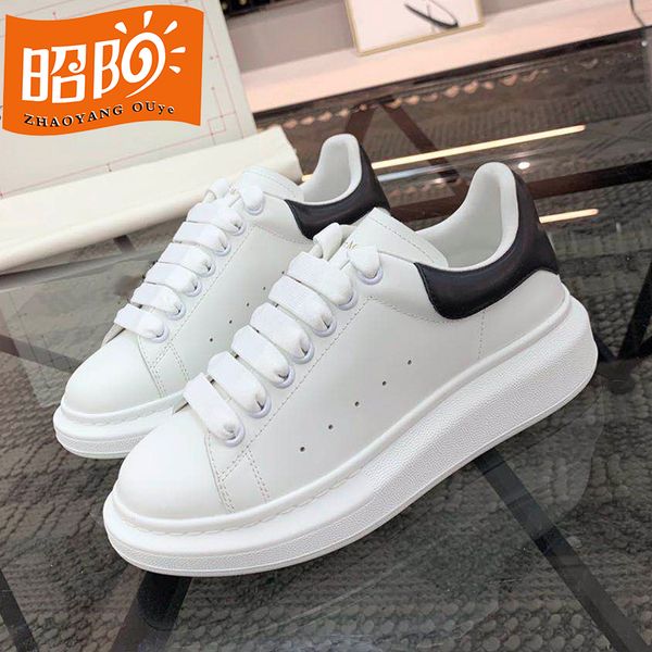 uk 2022 spring and summer new men's casual sports shoes color matching increased flat bottom lace up couple women's small white sh, Black
uk 2022 spring and summer new men's casual sports shoes color matching increased flat bottom lace up couple women's small white sh, Black