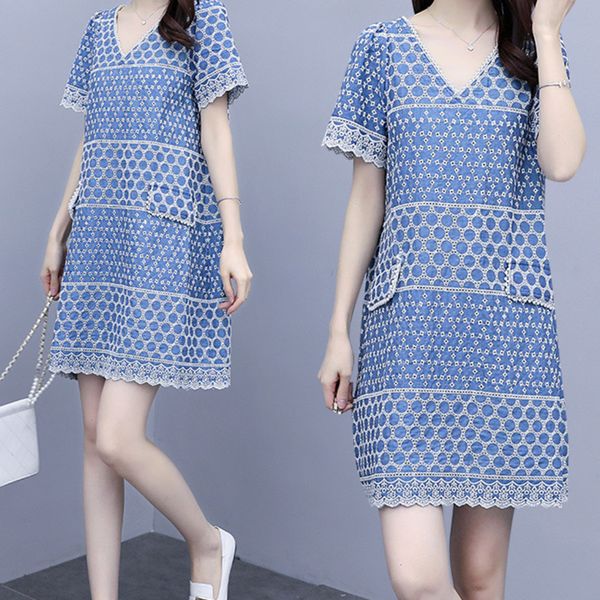 plus size cocktail dress for women large loose casual short sleeve elegant lace dresses blue robe cocktail femme, Black
plus size cocktail dress for women large loose casual short sleeve elegant lace dresses blue robe cocktail femme, Black