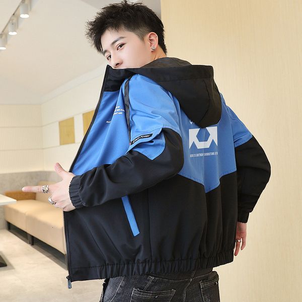 spring and new jacket autumn 2021 fashion brand hooded baseball suit men's coat trend students' clothes, Black;brown
spring and new jacket autumn 2021 fashion brand hooded baseball suit men's coat trend students' clothes, Black;brown