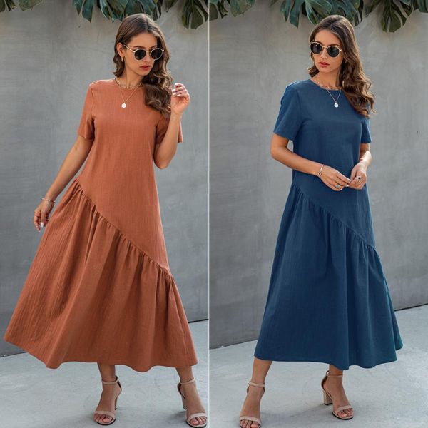 2021 summer women long new casual o-neck short sleeve loose fashion boho holiday female dress solid ruffle cotton dresses ak0z, Black;gray
2021 summer women long new casual o-neck short sleeve loose fashion boho holiday female dress solid ruffle cotton dresses ak0z, Black;gray