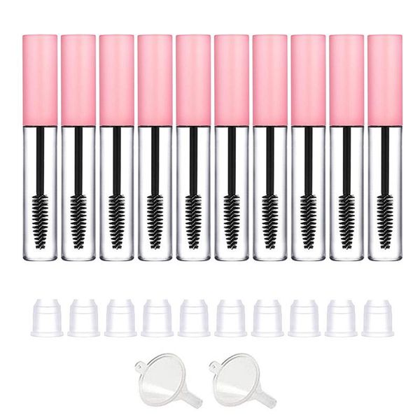storage bottles & jars 10pack 10ml mascara tube empty castor oil container with pink cap eyelash wand brush and rubber inserts for makeup
storage bottles & jars 10pack 10ml mascara tube empty castor oil container with pink cap eyelash wand brush and rubber inserts for makeup