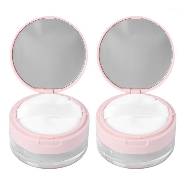 storage bottles & jars 2pcs/1pc portable empty loose powder box with mirror cosmetic container elastic little mesh makeup case puff
storage bottles & jars 2pcs/1pc portable empty loose powder box with mirror cosmetic container elastic little mesh makeup case puff