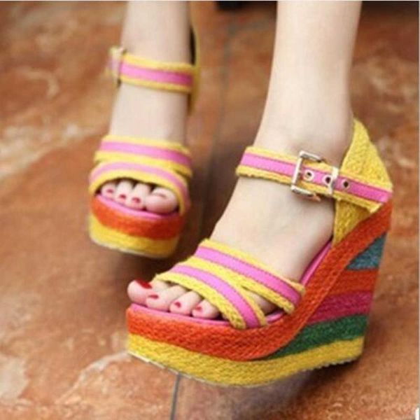 dress shoes 34-40 2021 summer high-heeled sandals platform fashion gorgeous colors women's size wedge, Black
dress shoes 34-40 2021 summer high-heeled sandals platform fashion gorgeous colors women's size wedge, Black