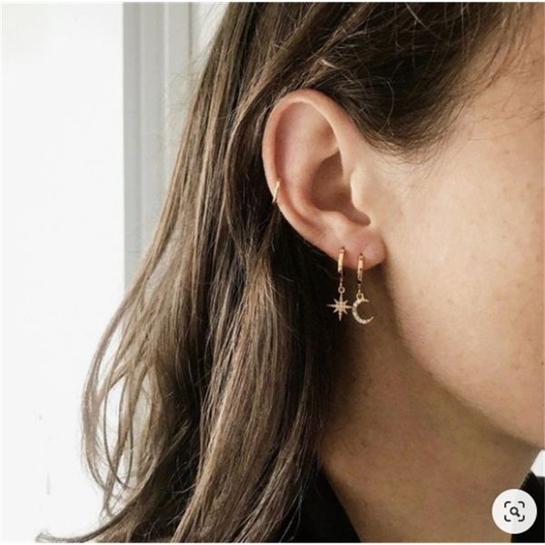 charms earrings 541151 hanzhishang asymmetric star moon creative alloy gold, Golden
charms earrings 541151 hanzhishang asymmetric star moon creative alloy gold, Golden