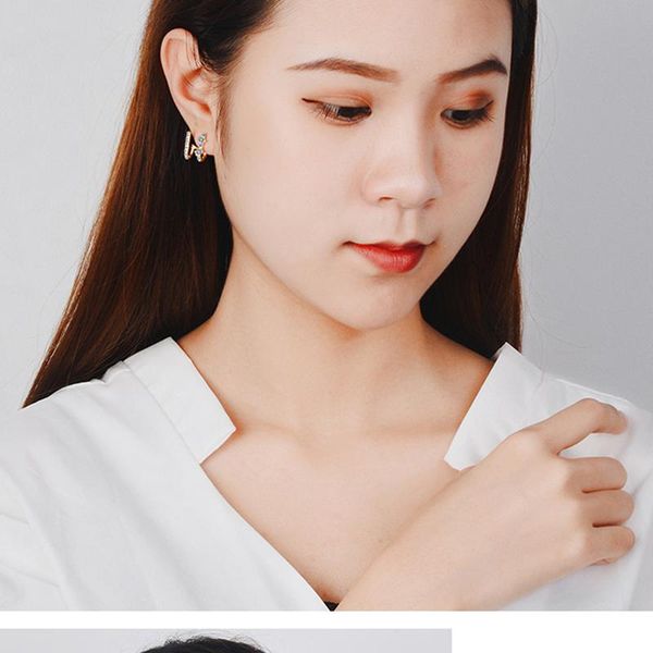 stud meyrroyu 925 sterling silver fashion simple zircon crystal flower earrings ladies birthday jewelry gifts, Golden;silver
stud meyrroyu 925 sterling silver fashion simple zircon crystal flower earrings ladies birthday jewelry gifts, Golden;silver
