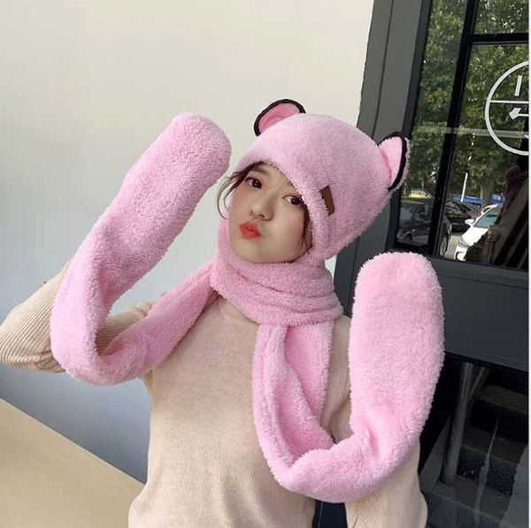 hats, scarves & gloves sets warm bear cute autumn winter plush hat scarf one three piece set girl fashion coral velvet pink, Blue;gray
hats, scarves & gloves sets warm bear cute autumn winter plush hat scarf one three piece set girl fashion coral velvet pink, Blue;gray