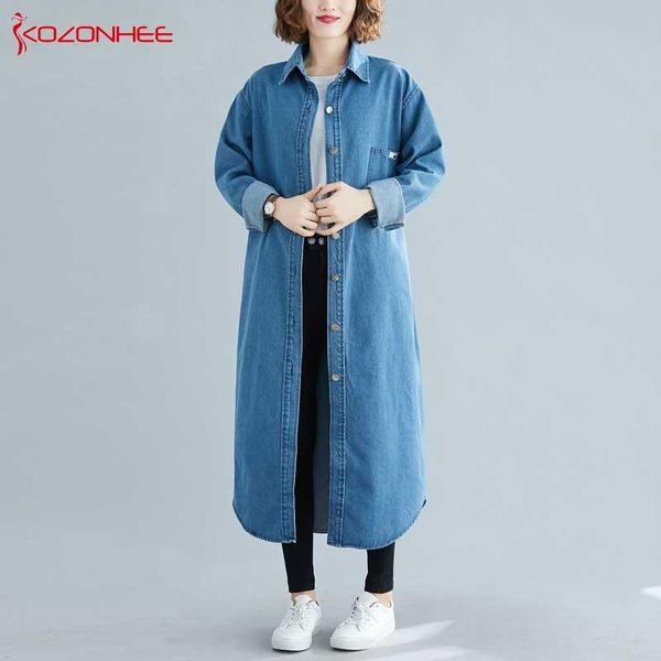 women's trench coats fashion light blue inelastic loose women long denim coat laces tighten waist casual pocket vintage thin coats#85, Tan;black
women's trench coats fashion light blue inelastic loose women long denim coat laces tighten waist casual pocket vintage thin coats#85, Tan;black
