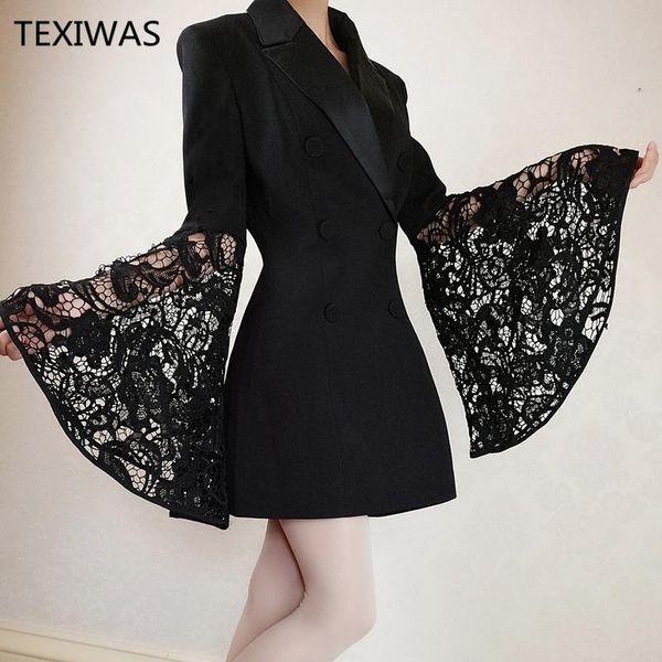 women's suits & blazers texiwas fashion long blazer suit dress women business party lace ruffle sleeve work slim plus size, White;black
women's suits & blazers texiwas fashion long blazer suit dress women business party lace ruffle sleeve work slim plus size, White;black