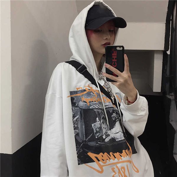 autumn korea ins harajuku funeral streetwear bf print hooded sweatshirt women fashion oversize loose casual 210608, Black
autumn korea ins harajuku funeral streetwear bf print hooded sweatshirt women fashion oversize loose casual 210608, Black