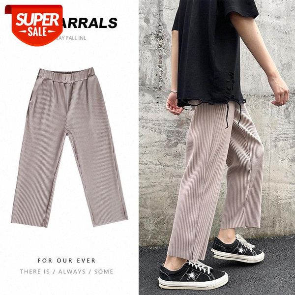 casual pants men's thin korean version of the trend all-match slim feet ice silk nine-point #kh6a, Black
casual pants men's thin korean version of the trend all-match slim feet ice silk nine-point #kh6a, Black