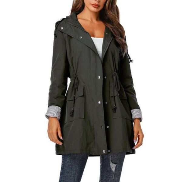 women's trench coats women jackets casual waist drawstring pocket hooded coat waterproof jacket raincoat outdoor hiking clothes lightwe, Tan;black
women's trench coats women jackets casual waist drawstring pocket hooded coat waterproof jacket raincoat outdoor hiking clothes lightwe, Tan;black