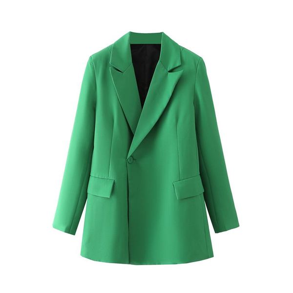 women's suits & blazers spring and autumn casual solid color single-button pocket decorative jacket, White;black
women's suits & blazers spring and autumn casual solid color single-button pocket decorative jacket, White;black