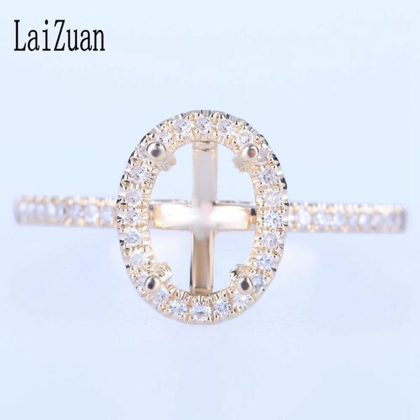 cluster rings laizuan oval 7.5x5mm solid 10k yellow gold women trendy fine jewelry si/h natural diamonds engagement semi mount ring setting, Golden;silver
cluster rings laizuan oval 7.5x5mm solid 10k yellow gold women trendy fine jewelry si/h natural diamonds engagement semi mount ring setting, Golden;silver